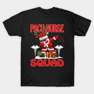 Christmas Pacu Nurse Squad Reindeer Pajama Dabing Santa T-Shirt